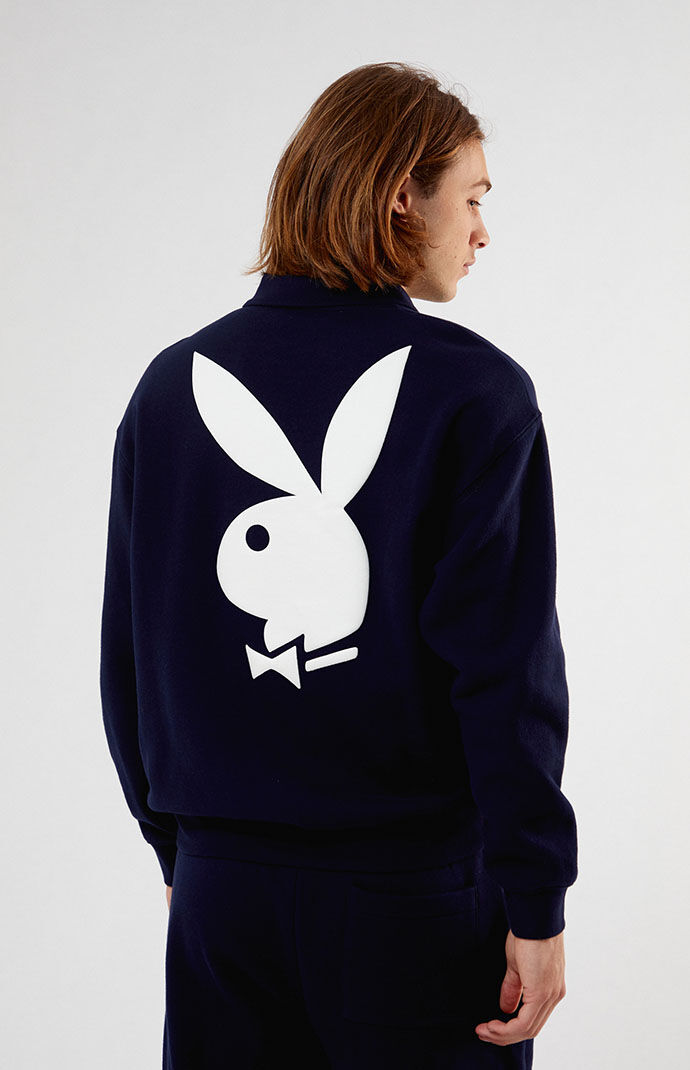 Playboy By PacSun Staple Quarter Zip Sweatshirt PacSun