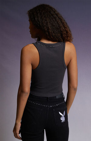 By PacSun Sparkle Tank Top image number 4