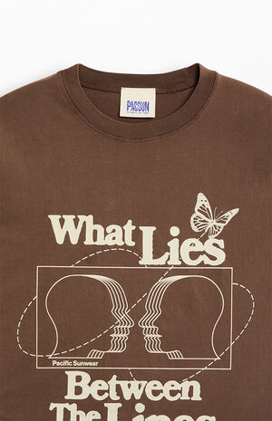 What Lies Between The Lines T-Shirt image number 2