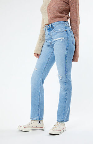 501 Lane Change High Waisted Slim Jeans image number 3