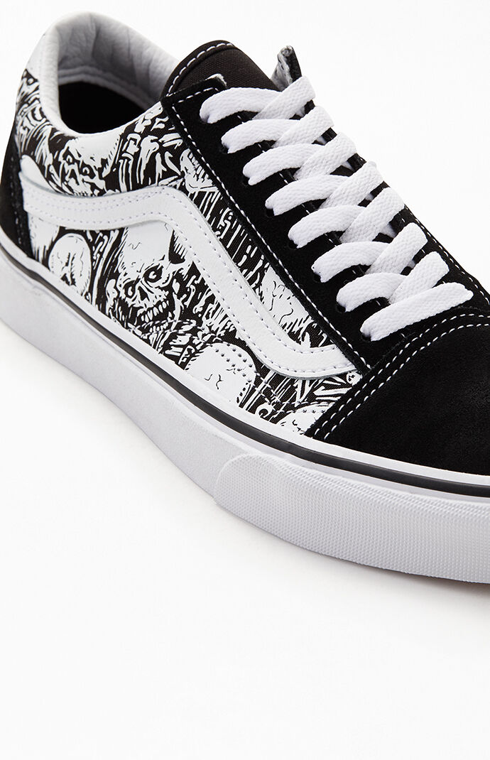 forgotten bones vans slip on