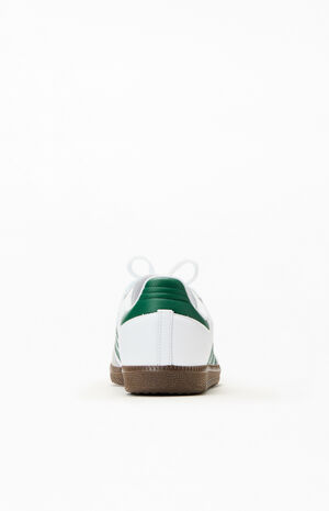 White & Green Samba OG Shoes image number 3