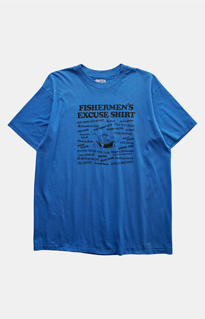 '90s Fishermen's Excuse Shirt Graphic T-Shirt image number 1