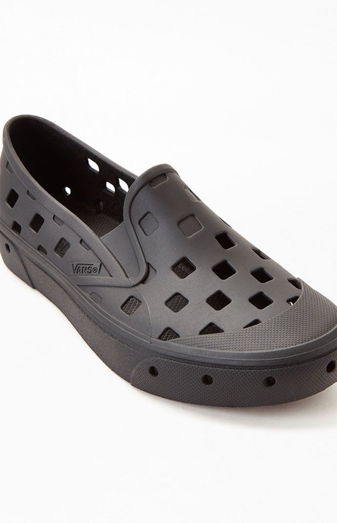 Vans Black U Trek Slip-On Shoes