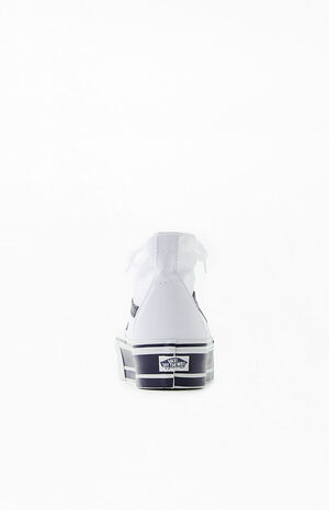 White & Navy Sk8-Hi Tapered Stackform Sneakers image number 3