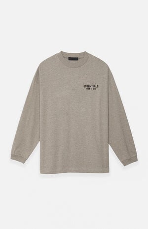 Heather Grey Long Sleeve T-Shirt image number 1