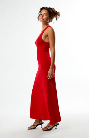 Scoop Neck Midi Dress image number 3