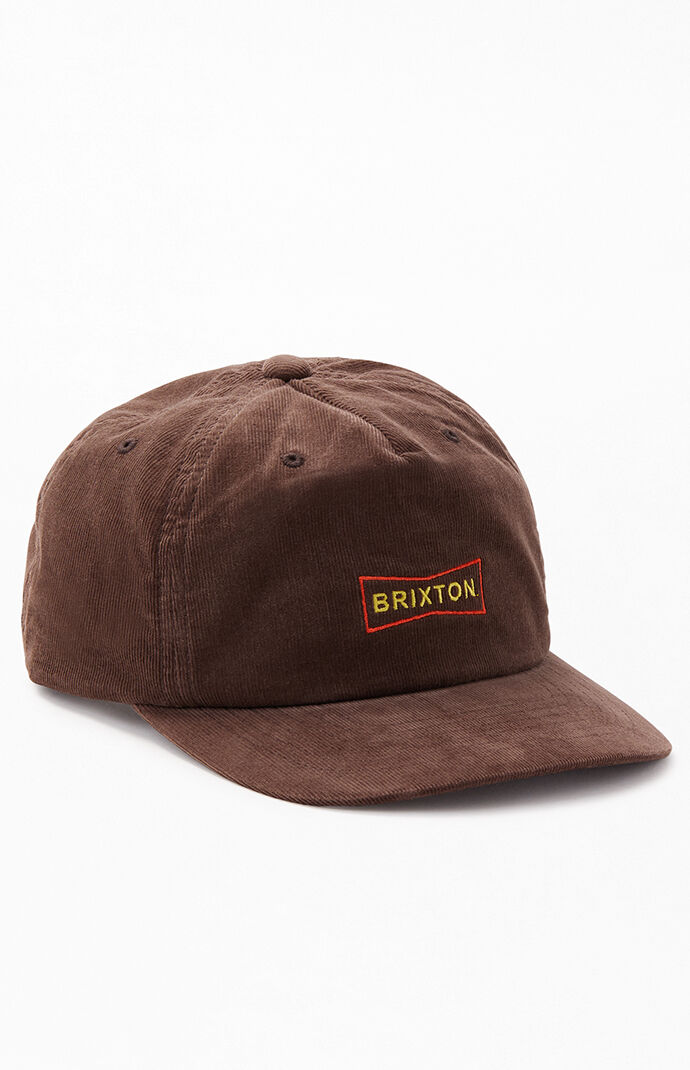 brixton corduroy hat