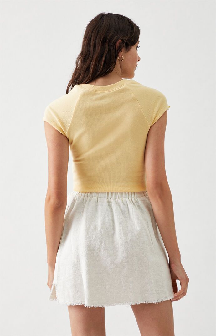 Wrap And Tie Mini Skirt
