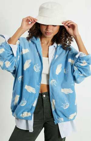 Livin' Free Full Zip Sherpa Fleece Jacket image number 1