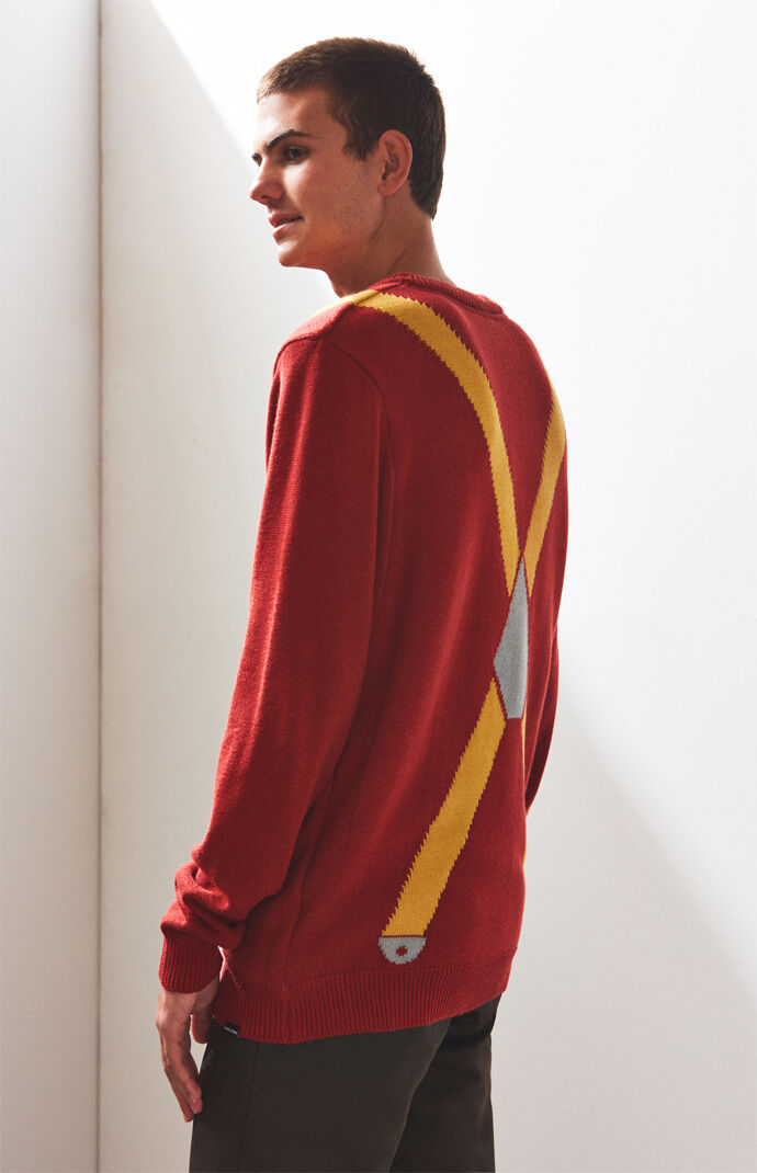 Suspenders Light Up Crew Neck Sweater