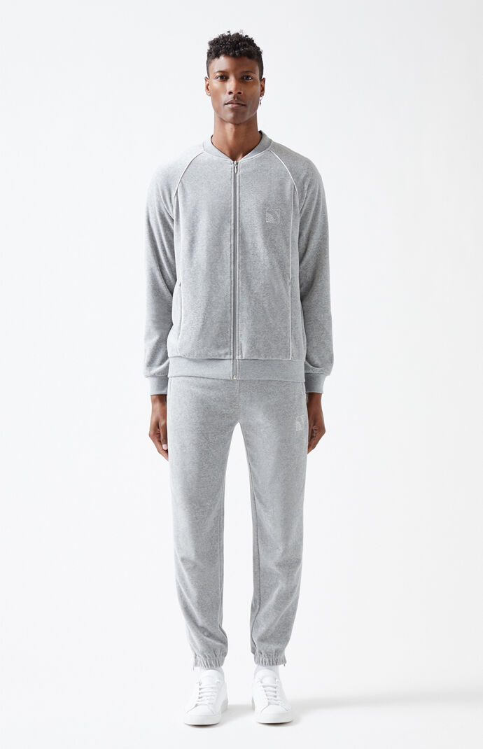 Velour Track Jacket