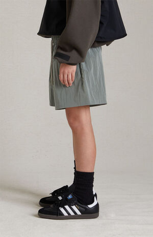 Essentials Seal Crinkle Nylon Running Shorts image number 3