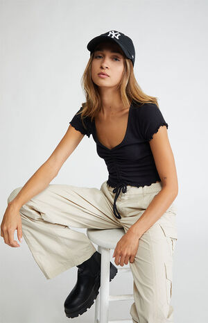 Candy Cane Cinched T-Shirt image number 1