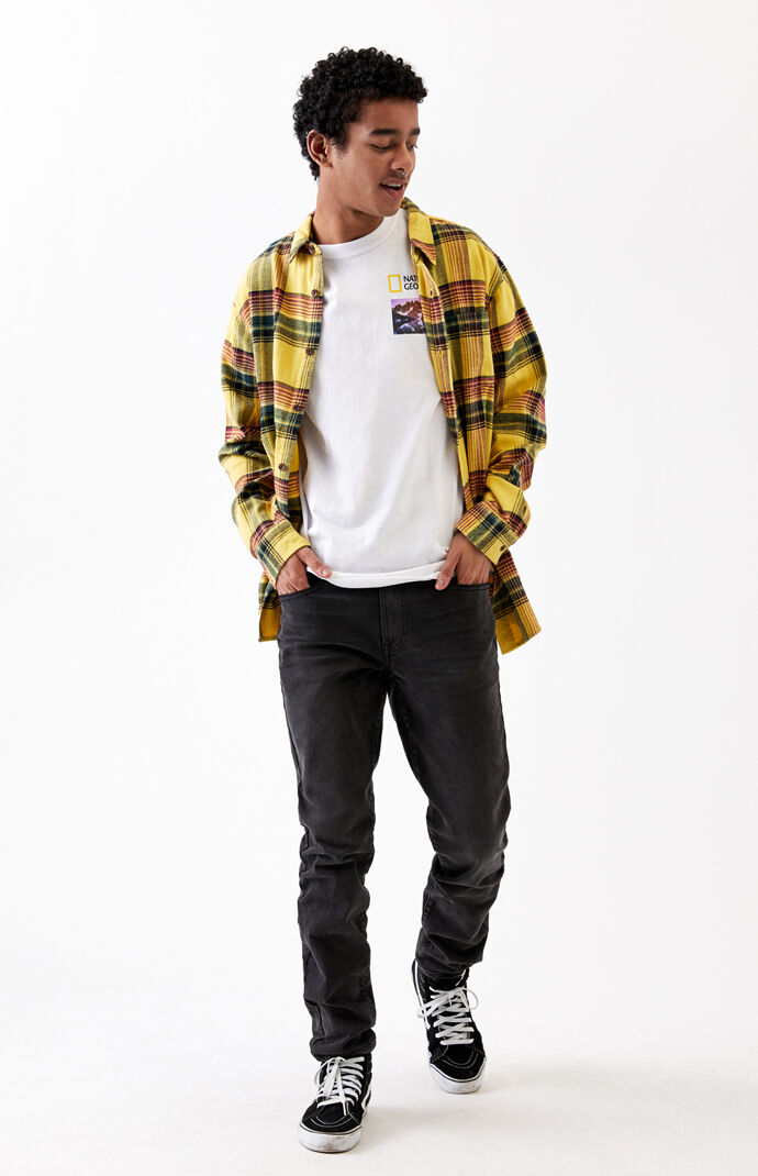 Mute Plaid Flannel Shirt