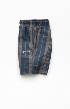 Plaid Collegiate 6.5" Swim Trunks image number 3