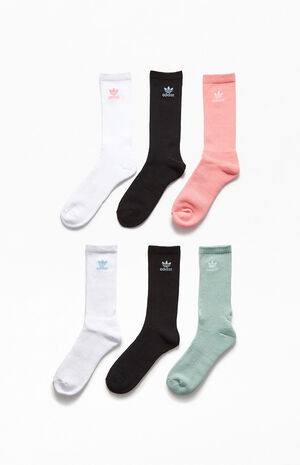 Trefoil 6-Pack Crew Socks image number 2