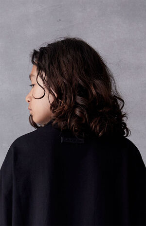 Essentials Jet Black Long Sleeve T-Shirt image number 5