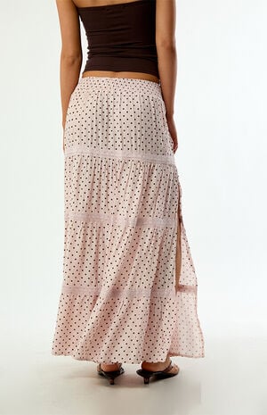 Polka Dot Maxi Skirt image number 4