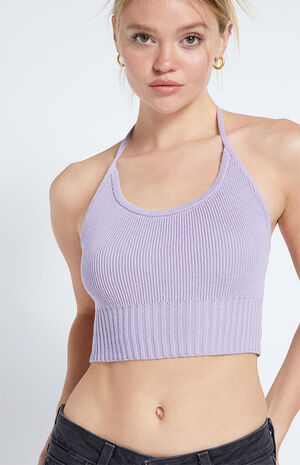 Ayana Halter Sweater Top image number 2