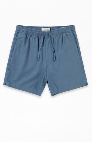Blue Cotton Volley Shorts image number 1