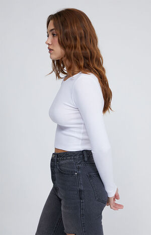 Scoop Neck Long Sleeve Top image number 2