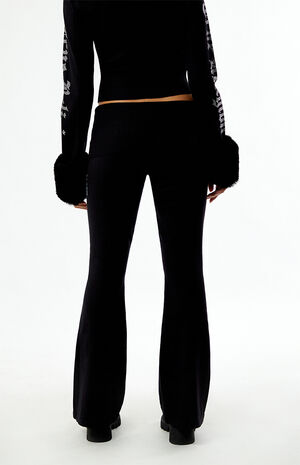 Fold-over Sweater Flare Pants image number 4