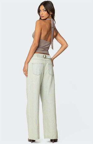 Mila Plunge Neck Halter Top image number 2