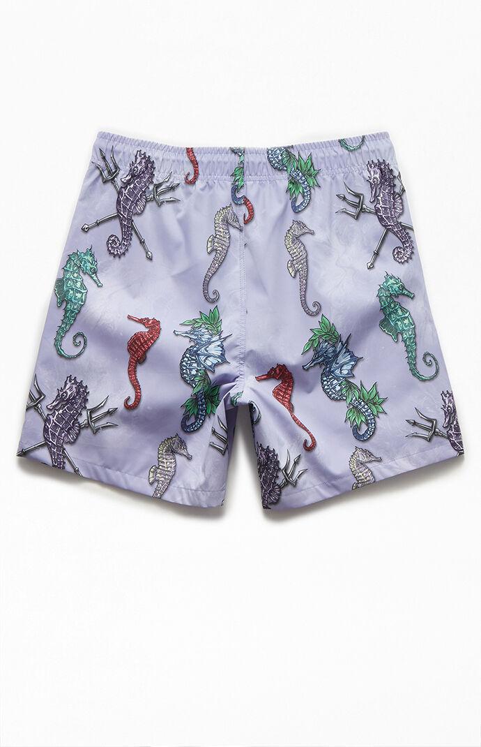 Sea Horses 17" Swim Trunks