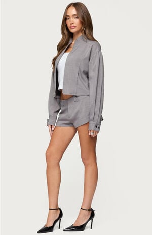 Roshelle Tailored Micro Shorts image number 4