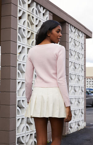 Off White Dana Tennis Skirt image number 4