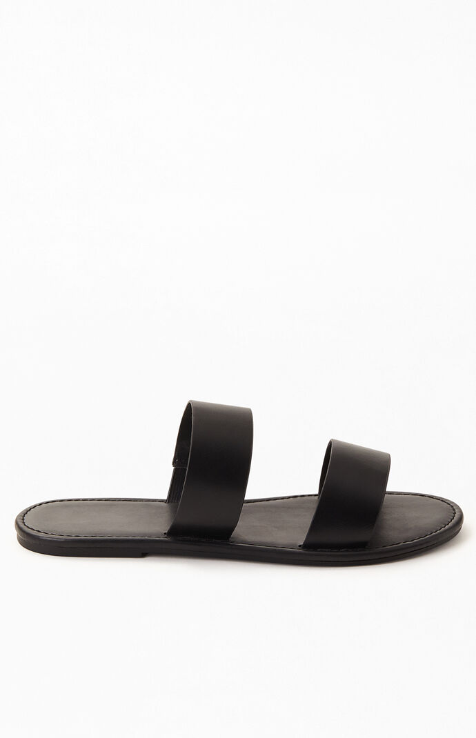 Women's Pu Double Strap Sandals