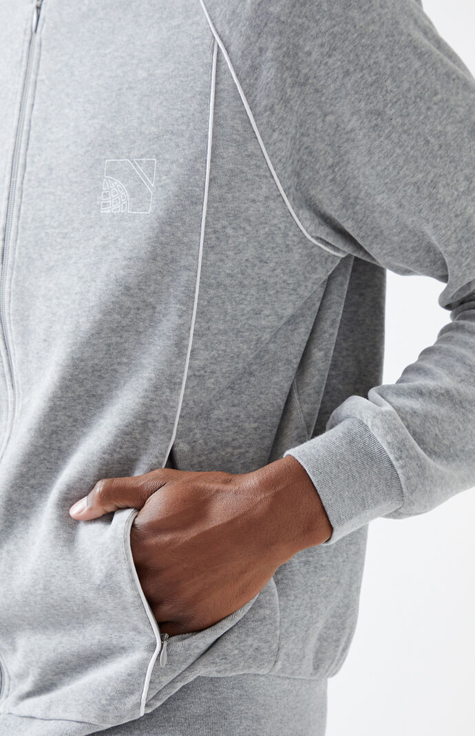 Velour Track Jacket