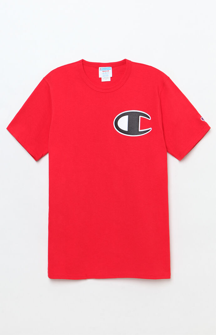 Champion Big C Applique T Shirt Pacsun