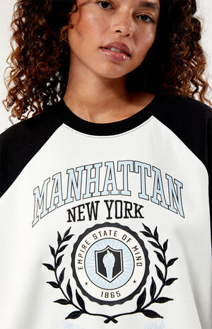 Manhattan New York Oversized Crew Neck Sweatshirt image number 2