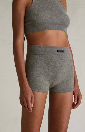 Women's Homestead Heather Knit Boxer Shorts image number 5