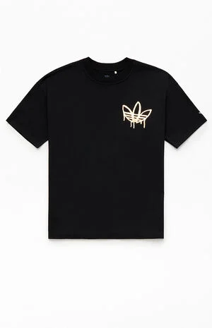 Kids Trefoil Graffiti T-Shirt image number 2