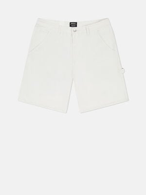 Cream Carpenter Baggy Shorts image number 1