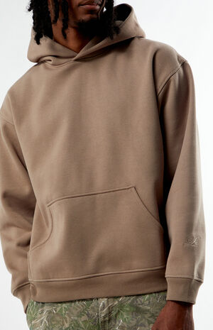 Desert Taupe Solid Hoodie image number 2