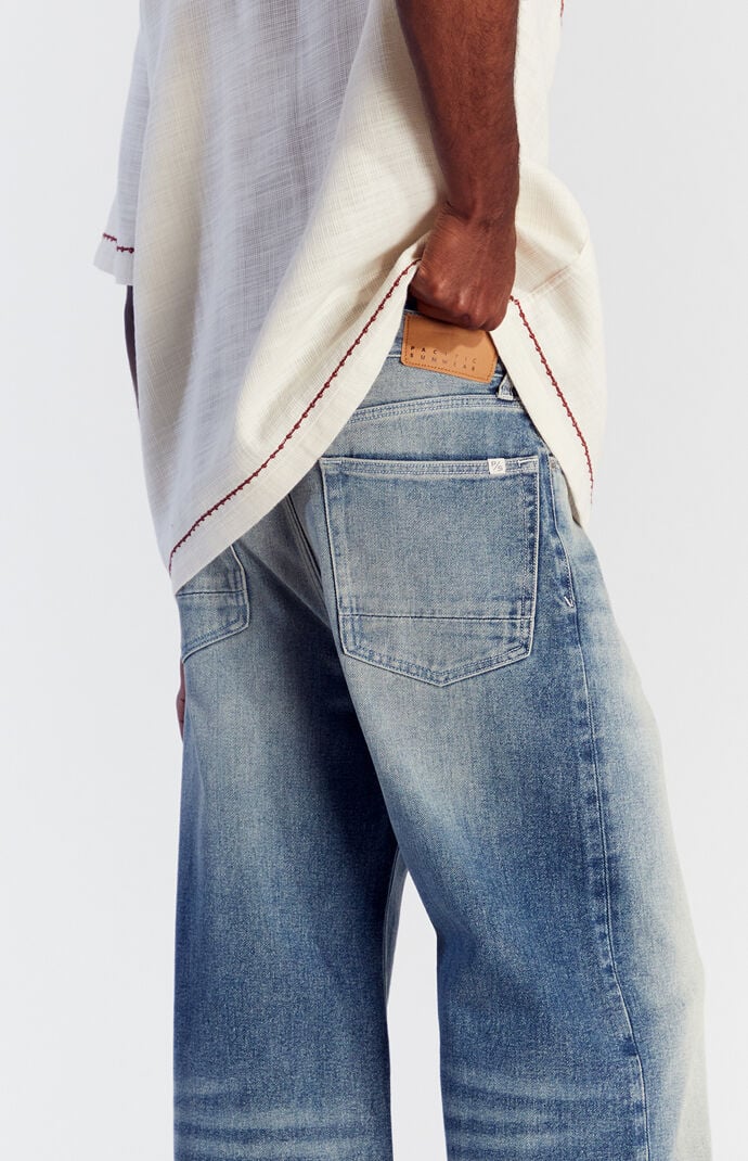 Pacsun Blake Extreme Baggy Jeans Dark Indigo Tinted