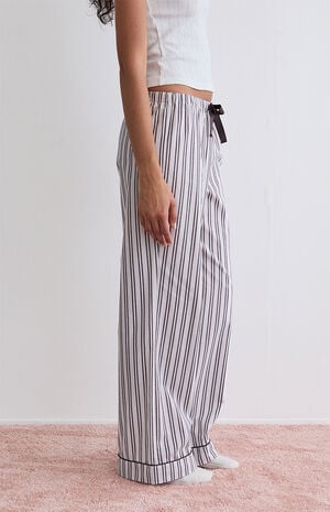Striped Baggy Pajama Pants image number 3