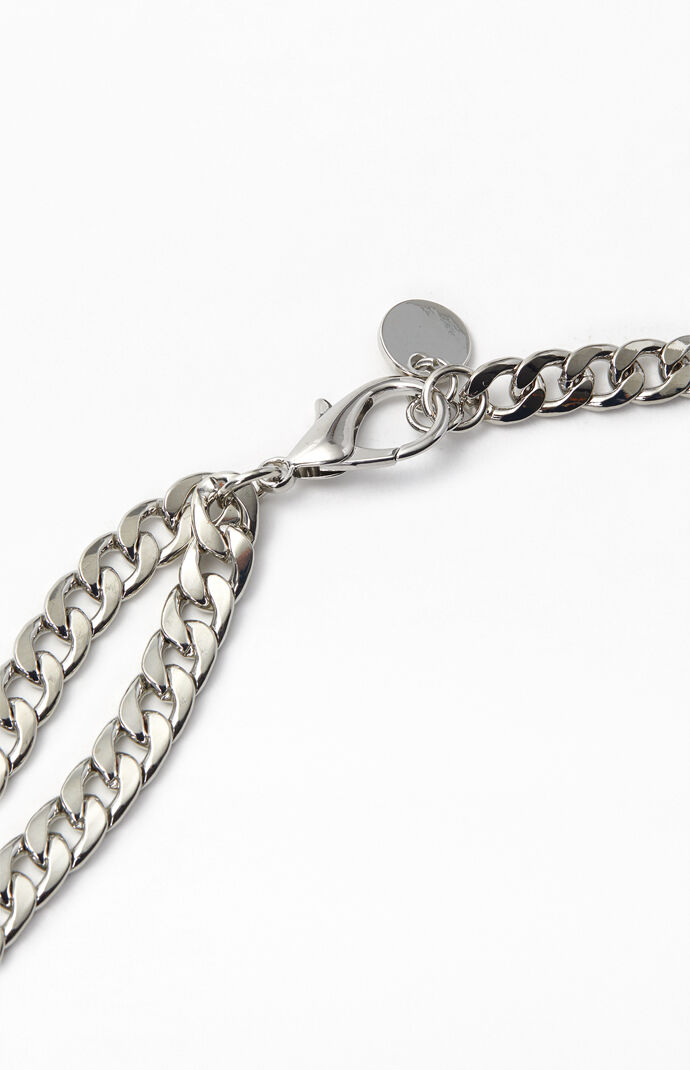 Silver Double Chain Belt