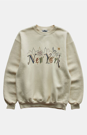 90s New York Crew Neck Sweatshirt image number 1