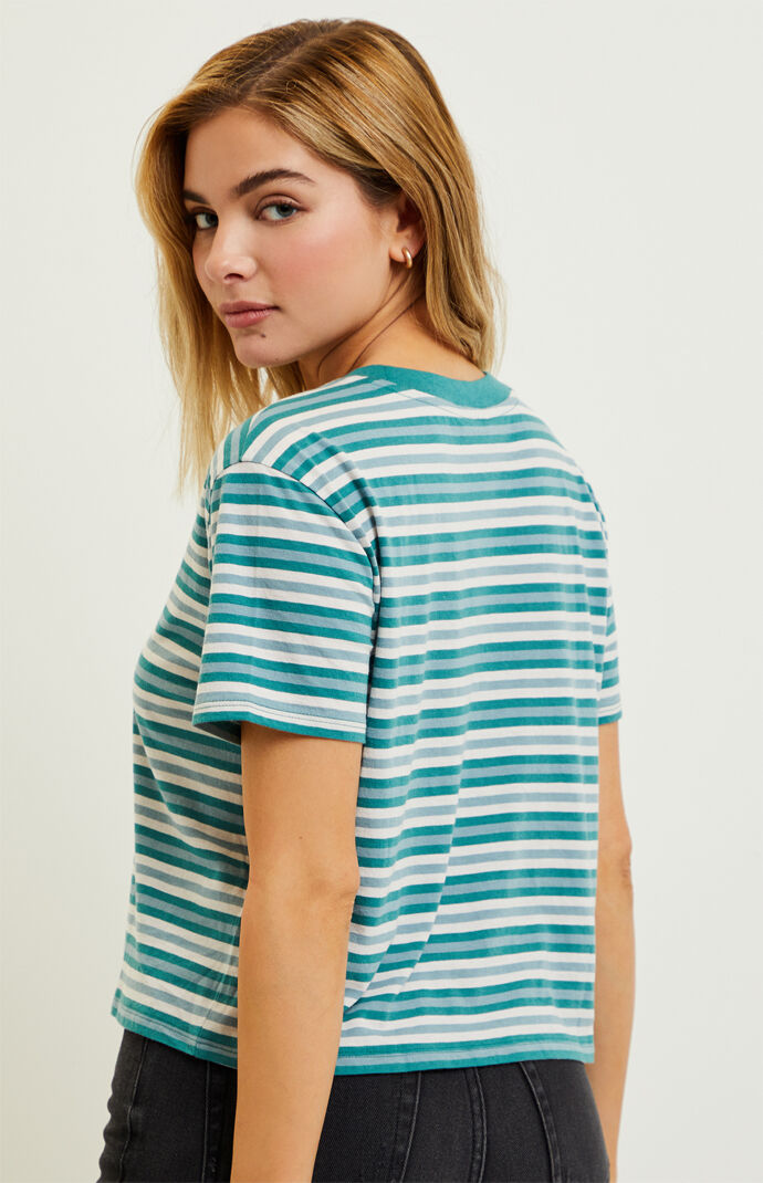 Striped Cropped T-Shirt