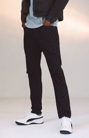 Louis Vuitton Monogram Slim Jeans Grey