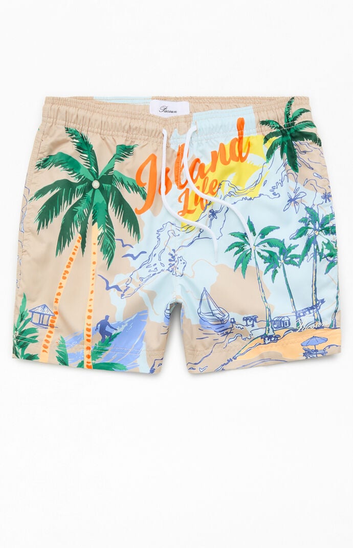 Pacsun Surf & Sand 4" Swim Trunks