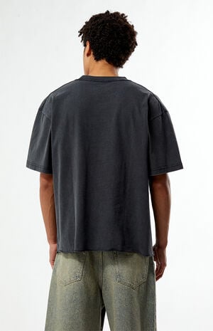 Washed Black Premium Cropped T-Shirt image number 3