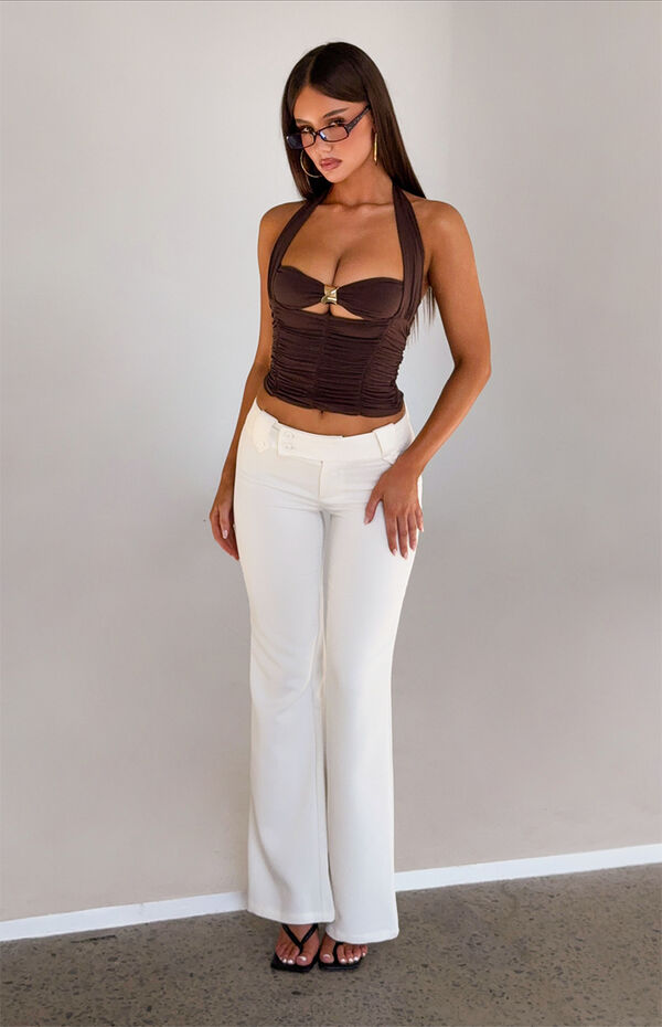 Tiger Mist Striped Briallen Tube Top
