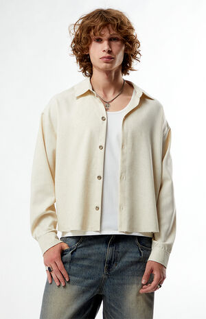 by Pacsun Ripley Long Sleeve Cropped Shirt image number 2