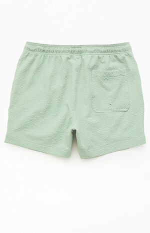 Cali Seersucker 4.5" Swim Trunks image number 2